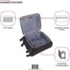 SwissGear 4010 Softside Luggage with Spinner Wheels, Black, Carry-On 18-Inch - Image 4