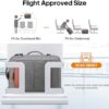 Bagsure Travel Backpack, 42L Carry on Luggage, Flight Approved Expandable Backpack, Laptop Backpack, Hidden Shoulder Straps Weekender Bags for Women Men, Suitcase with Packing Cubes and Shoe Pocket - Image 8