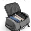 tomtoc Travel Backpack 40L, TSA Friendly Flight Approved Carry-on Luggage Hand Backpack, Water-resistant Lightweight Business Rucksack, Durable Large Weekender Bag Daypack Fits 17.3 Inch Laptop - Image 4