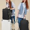 Large Carry On Travel Backpack - Flight Approved Waterproof Anti-Theft Luggage Daypack for Women Men Fit 17 Inch Laptop Business Weekender Overnight Backpack College Bag Personal Item Size Black - Image 9