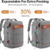 Bagsure Travel Backpack, 42L Carry on Luggage, Flight Approved Expandable Backpack, Laptop Backpack, Hidden Shoulder Straps Weekender Bags for Women Men, Suitcase with Packing Cubes and Shoe Pocket - Image 2