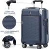 Travelpro Platinum Elite Hardside Expandable Carry on Luggage, 8 Wheel Spinner, TSA Lock, Hard Shell Polycarbonate Suitcase, True Navy Blue, Carry on 21-Inch - Image 2